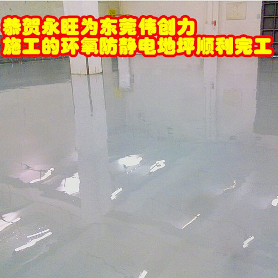 東莞偉創力環氧防靜電地坪漆工程